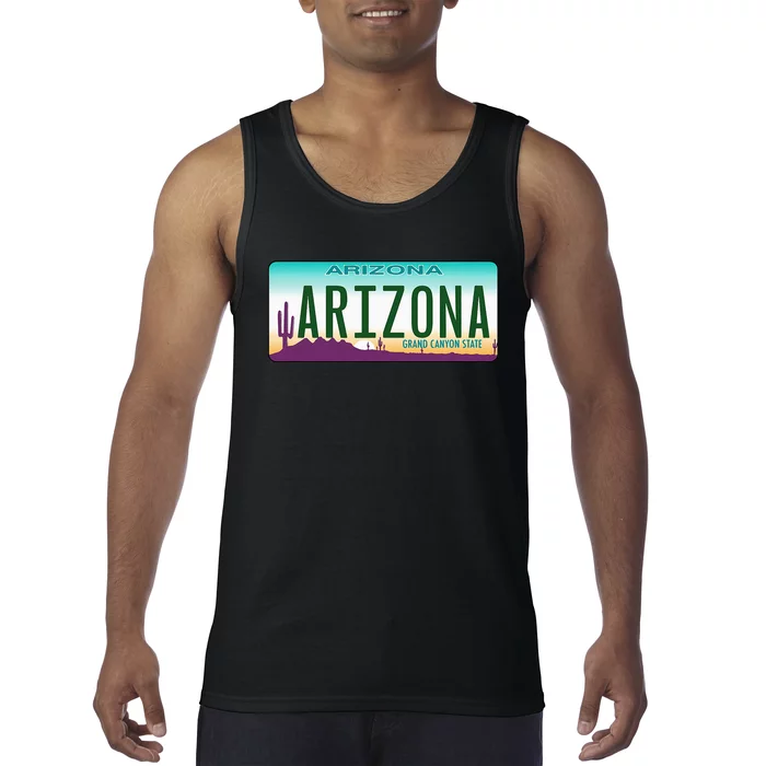 Arizona AZ License Plate Classic Tank Top