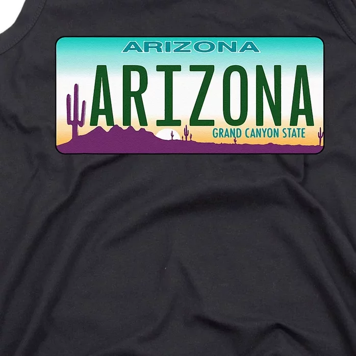 Arizona AZ License Plate Classic Tank Top