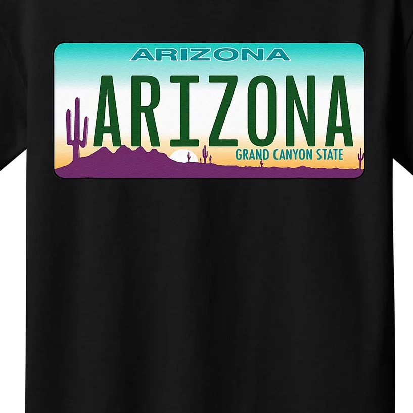 Arizona AZ License Plate Classic Kids T-Shirt