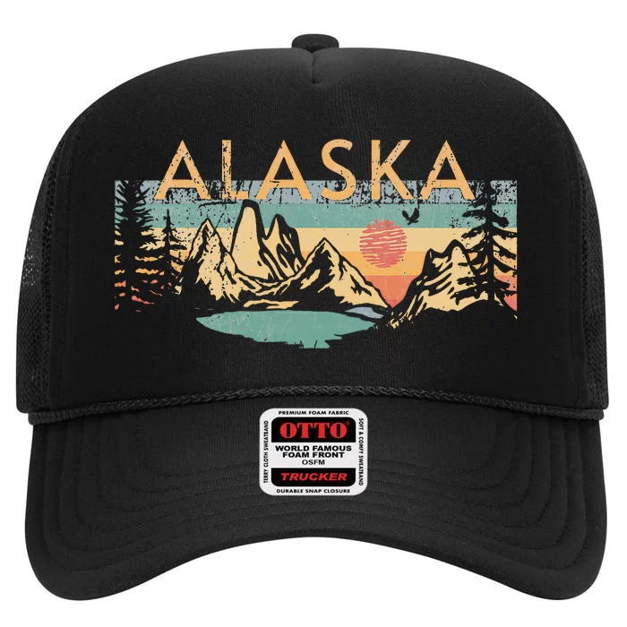 Alaska High Crown Mesh Trucker Hat