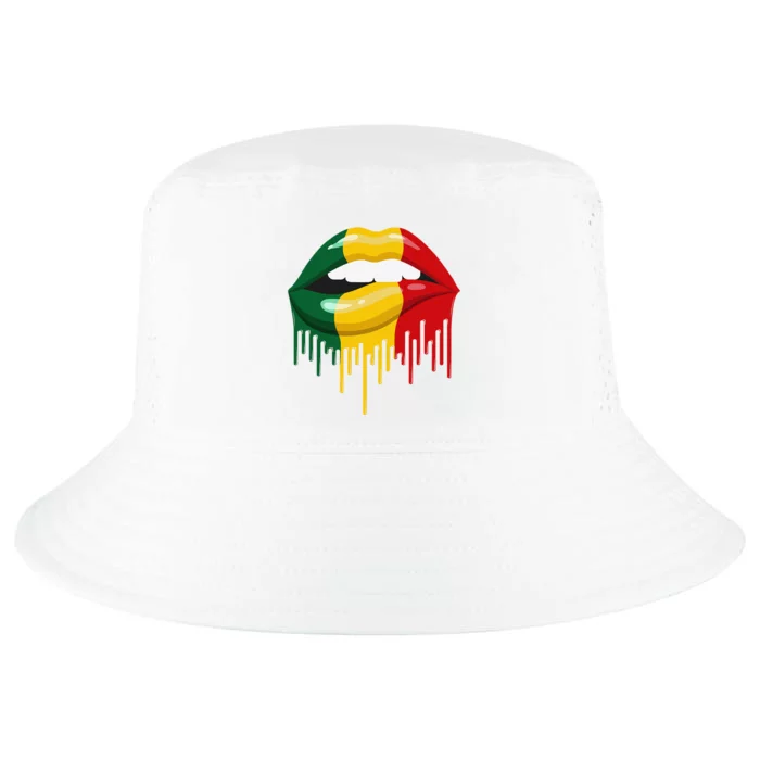 African American Lips Juneteenth Queen Cool Comfort Performance Bucket Hat