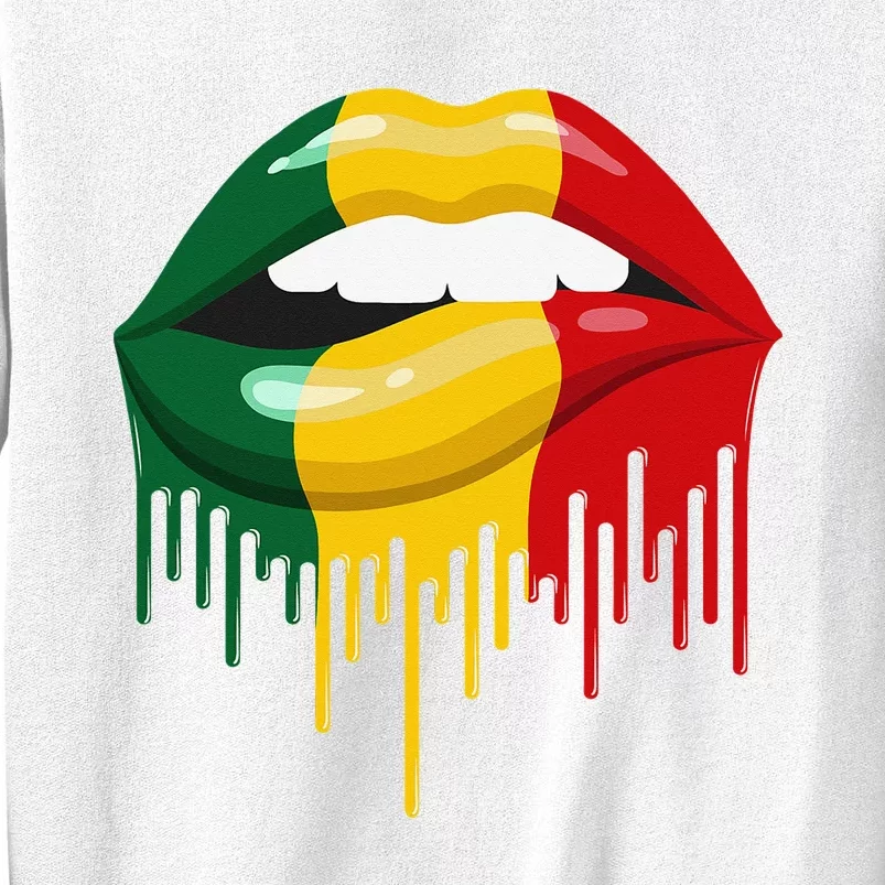 African American Lips Juneteenth Queen Sweatshirt