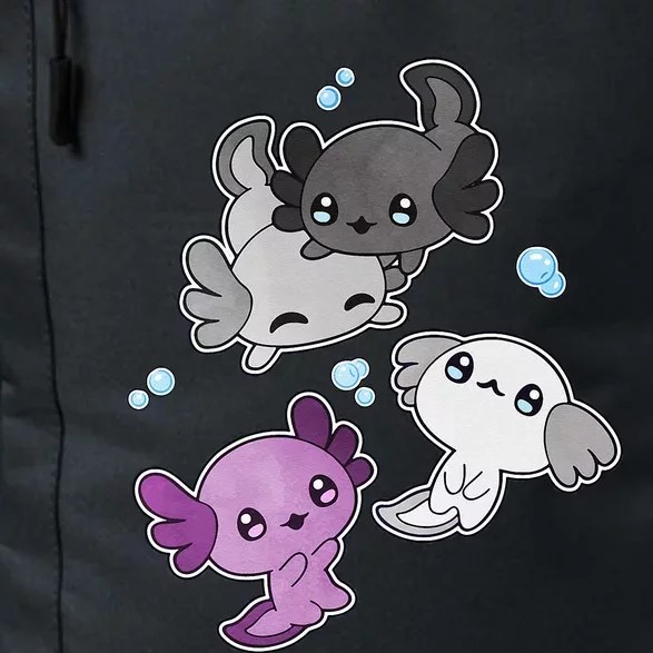 Asexual Axolotl LGBT Demisexual Ace Pride Flag Pet Aquarium Daily Commute Backpack