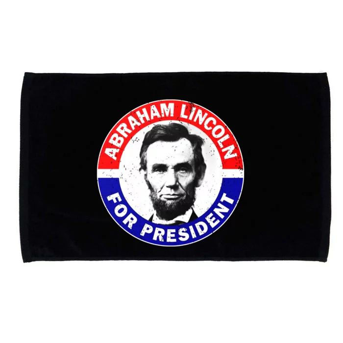 Abraham Abe Lincoln For President Vintage Microfiber Hand Towel