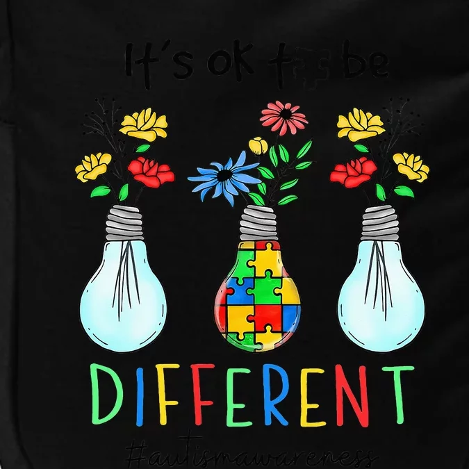 Autism Awareness Light Its Ok To Be Different Impact Tech Backpack