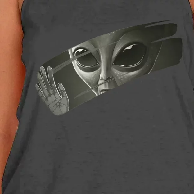 Alien Women's Knotted Racerback Tank