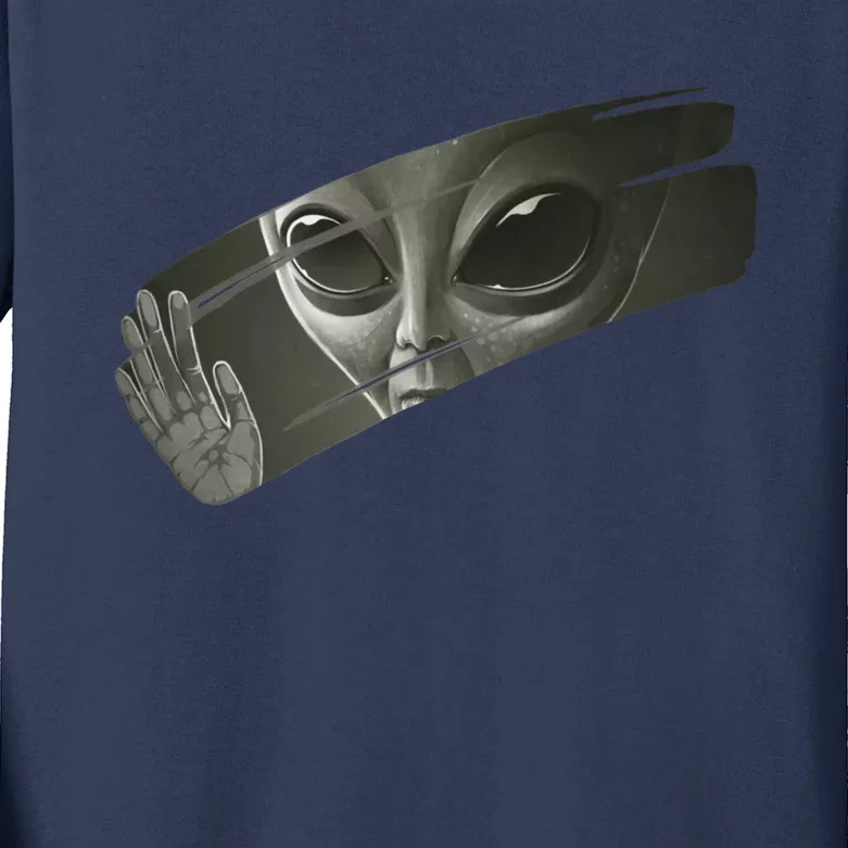 Alien Kids Long Sleeve Shirt