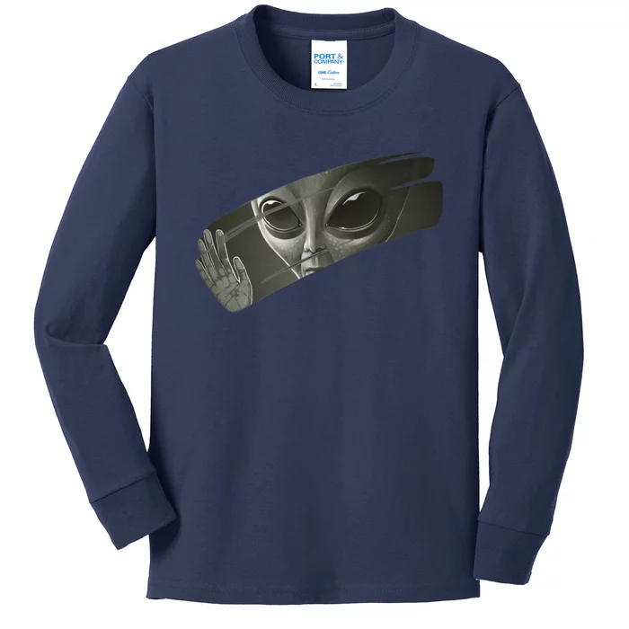 Alien Kids Long Sleeve Shirt