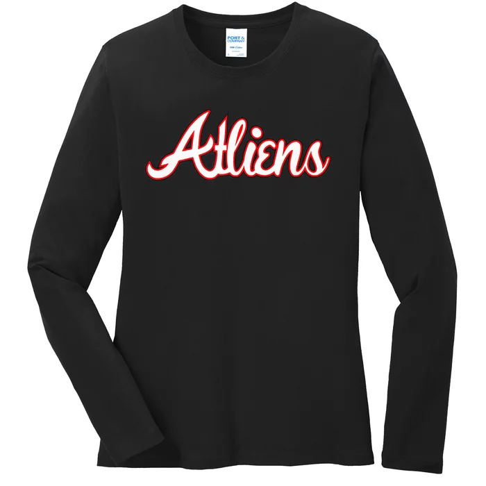 Atliens Atlanta Live In Atlanta Love Atlanta Ladies Long Sleeve Shirt