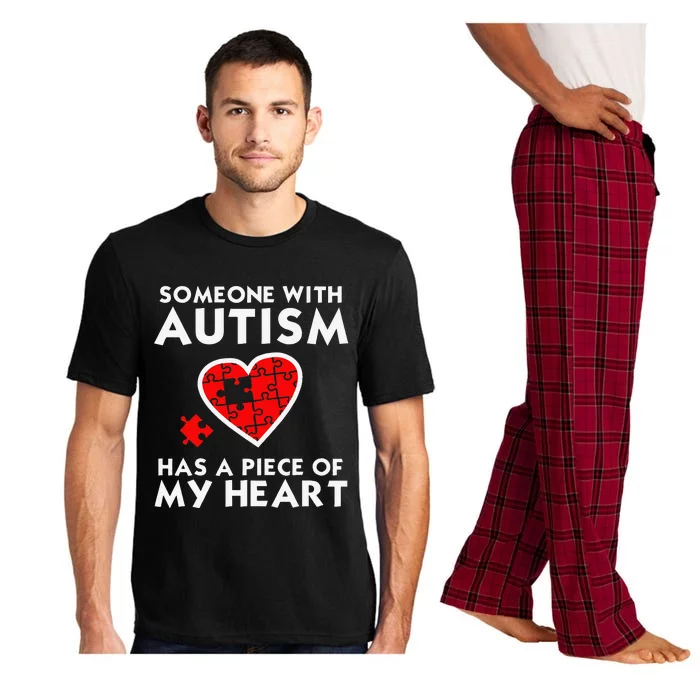 Autism Awareness Love Piece Of My Heart Tee Pajama Set