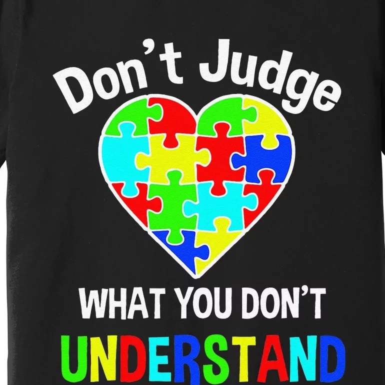 Autism Awareness Love And Support Acceptance Premium T-Shirt