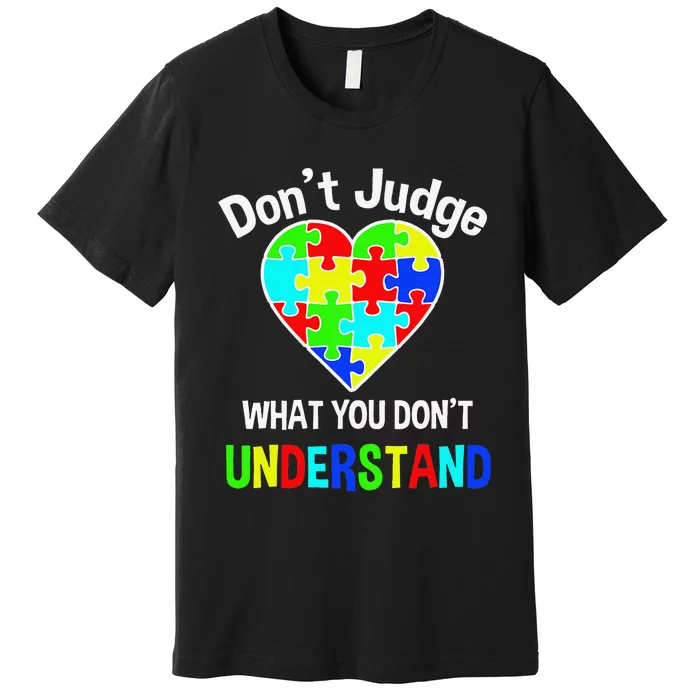 Autism Awareness Love And Support Acceptance Premium T-Shirt