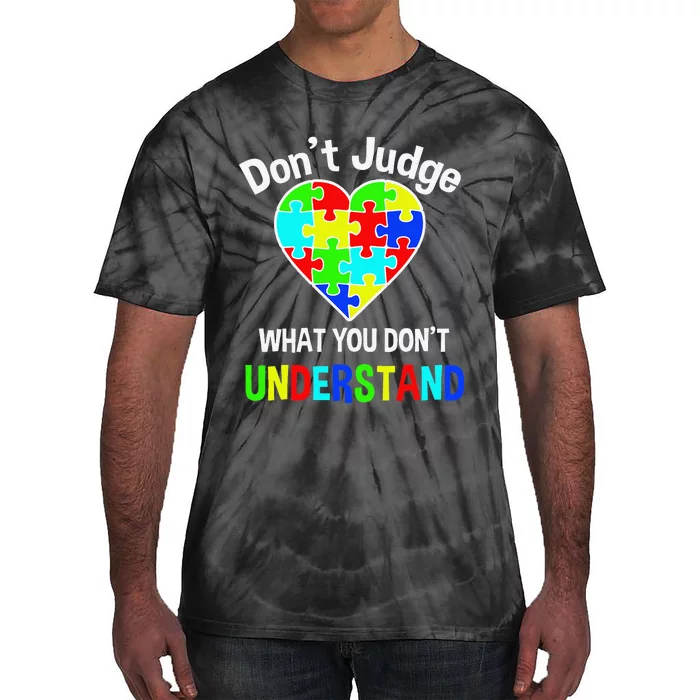 Autism Awareness Love And Support Acceptance Tie-Dye T-Shirt