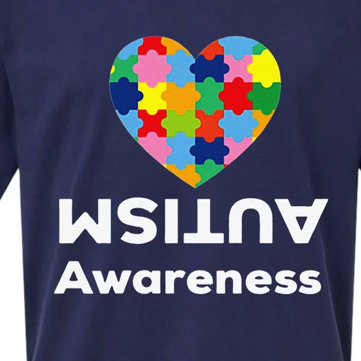 Autism Awareness Love Gift April 2nd Sueded Cloud Jersey T-Shirt