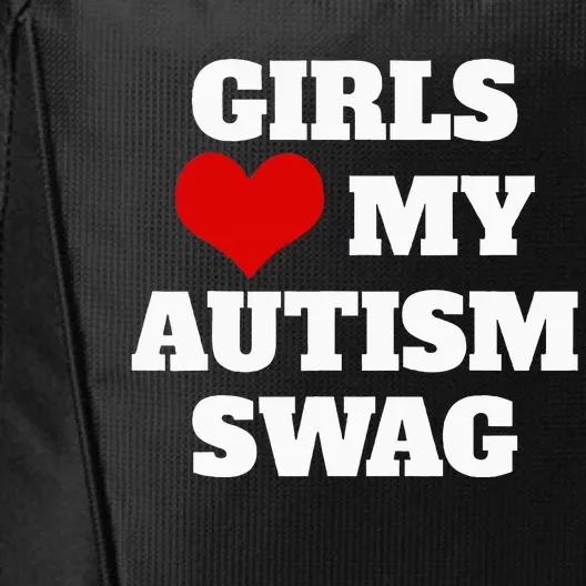 Autism Awareness Love My Autism Swag Funny City Backpack