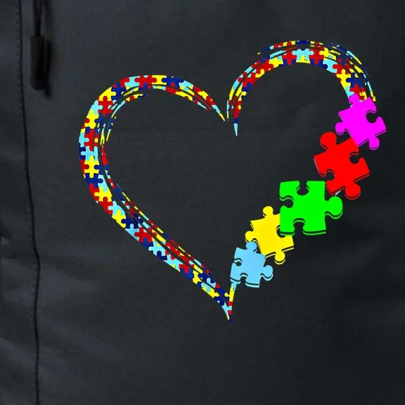 Autism Awareness Love Heart Puzzle Piece Gift Gift Daily Commute Backpack