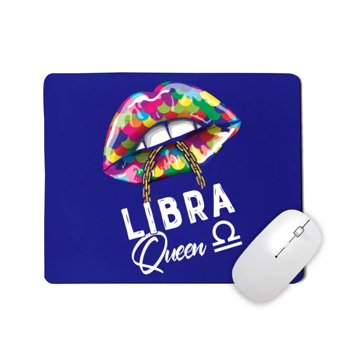 Autism Awareness Lips Libra Queen September October Birthday Cute Gift Mousepad