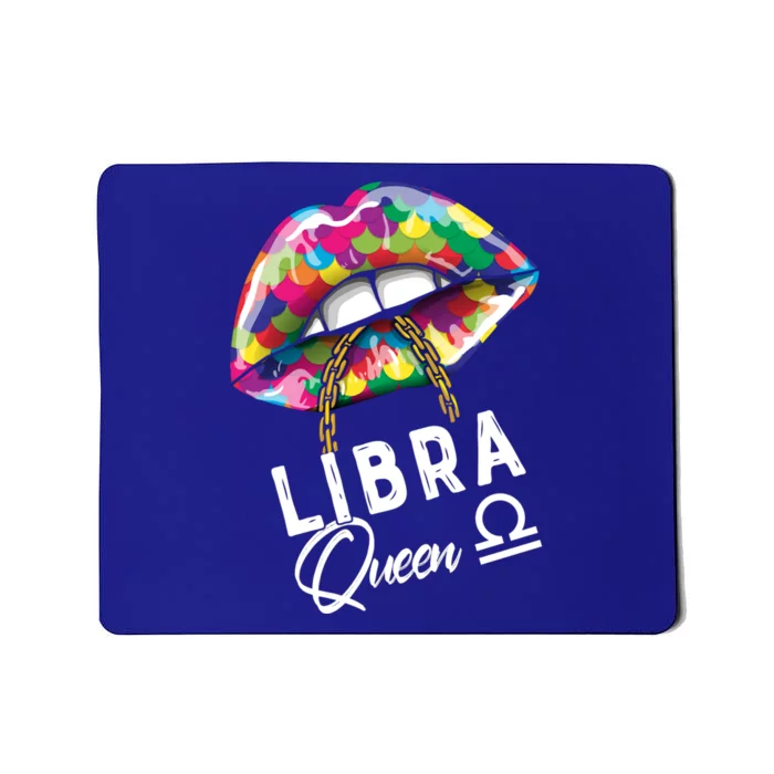 Autism Awareness Lips Libra Queen September October Birthday Cute Gift Mousepad