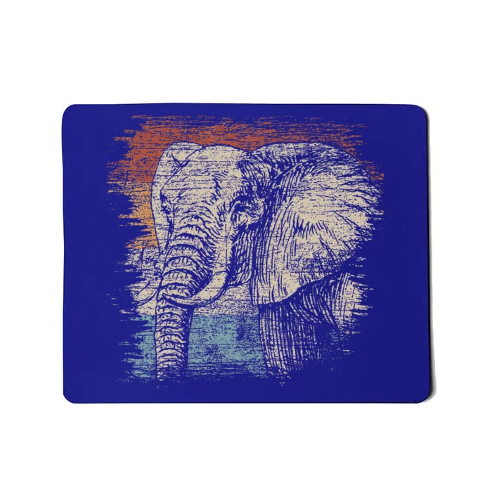 African Animal Lover Gift Elephant Mousepad