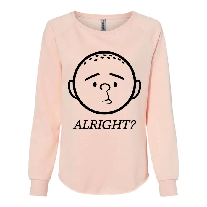 Alright Womens California Wash Sweatshirt