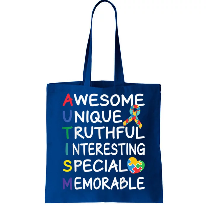 Autism Awareness Month Apparel Awesome Autism Awareness Tote Bag