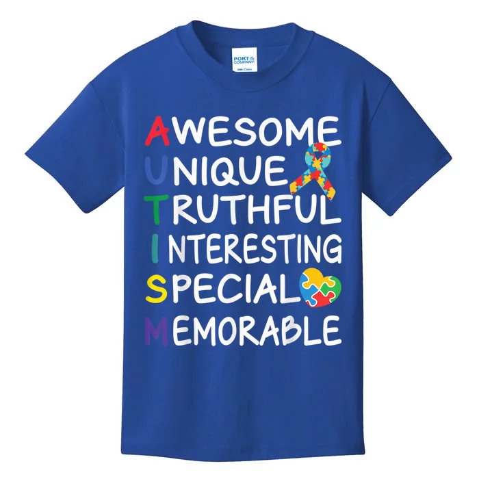 Autism Awareness Month Apparel Awesome Autism Awareness Kids T-Shirt