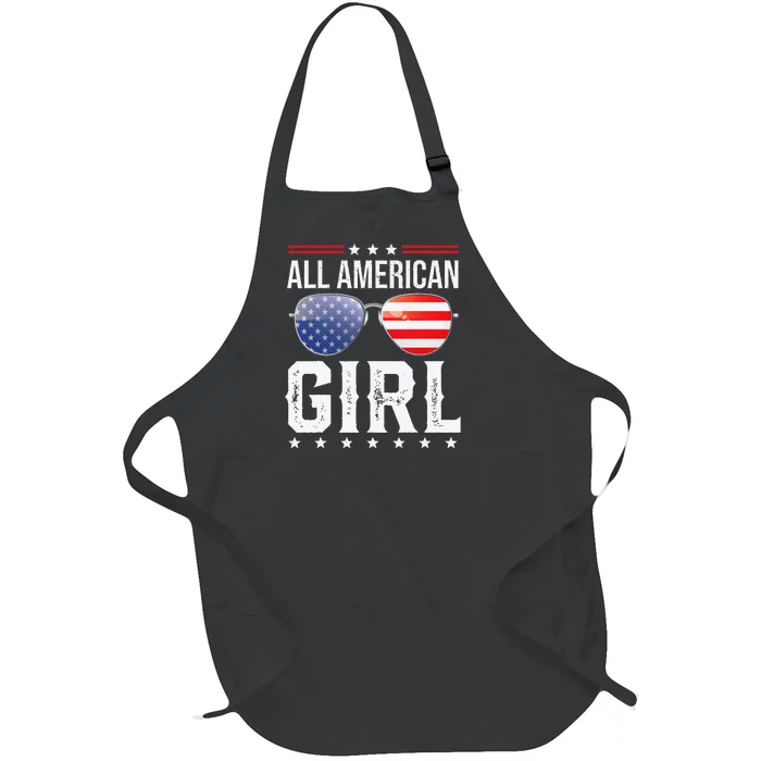 All American Matching Family Fourth 4th of July Full-Length Apron With Pocket