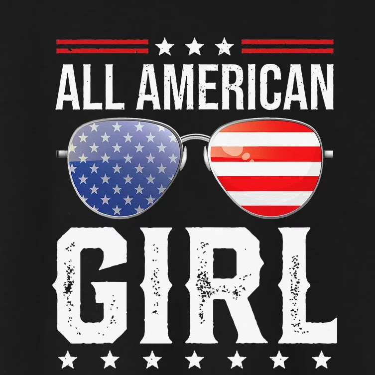 All American Matching Family Fourth 4th of July Women's Crop Top Tee