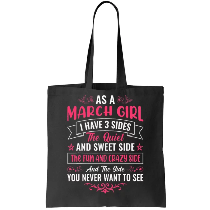 As An March Girl Tote Bag