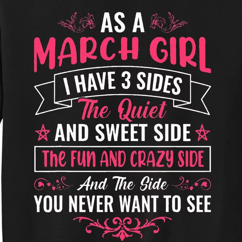 As An March Girl Tall Sweatshirt