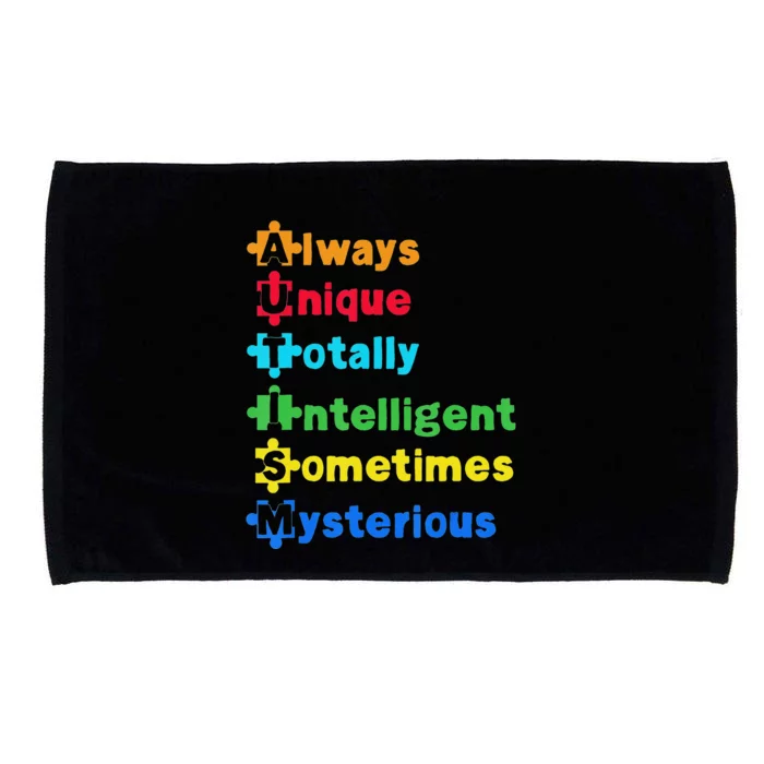 Autism Awareness Month Cute Autism Support Acceptance Microfiber Hand Towel