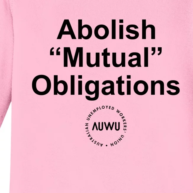 Auwu Abolish Mutual Obligations Baby Long Sleeve Bodysuit