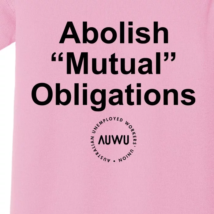 Auwu Abolish Mutual Obligations Baby Bodysuit