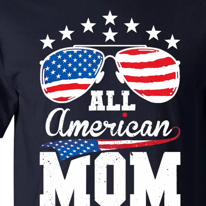 All American Mom 4th of July Matching Family Tall T-Shirt