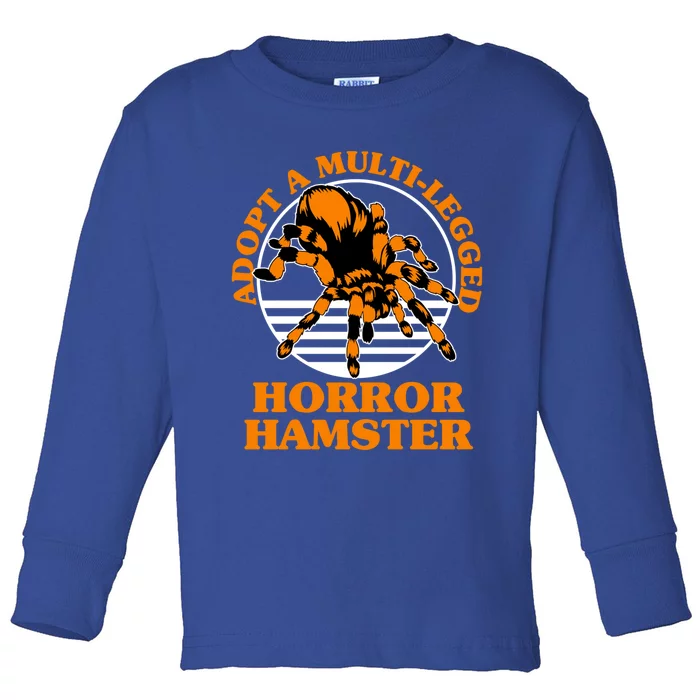 Adopt A Multigiftlegged Horror Hamster Gift Toddler Long Sleeve Shirt