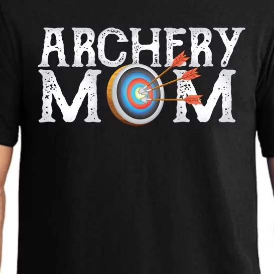 Archery Archer Mom Target Proud Parent Bow Arrow Gift Pajama Set