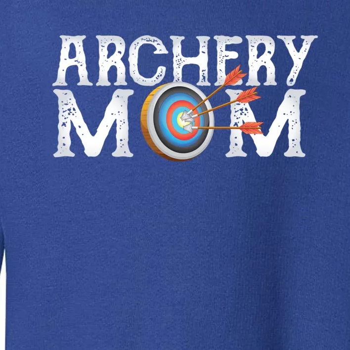 Archery Archer Mom Target Proud Parent Bow Arrow Gift Toddler Sweatshirt