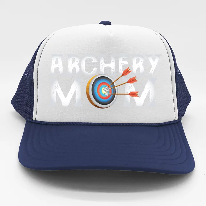 Archery Archer Mom Target Proud Parent Bow Arrow Gift Trucker Hat