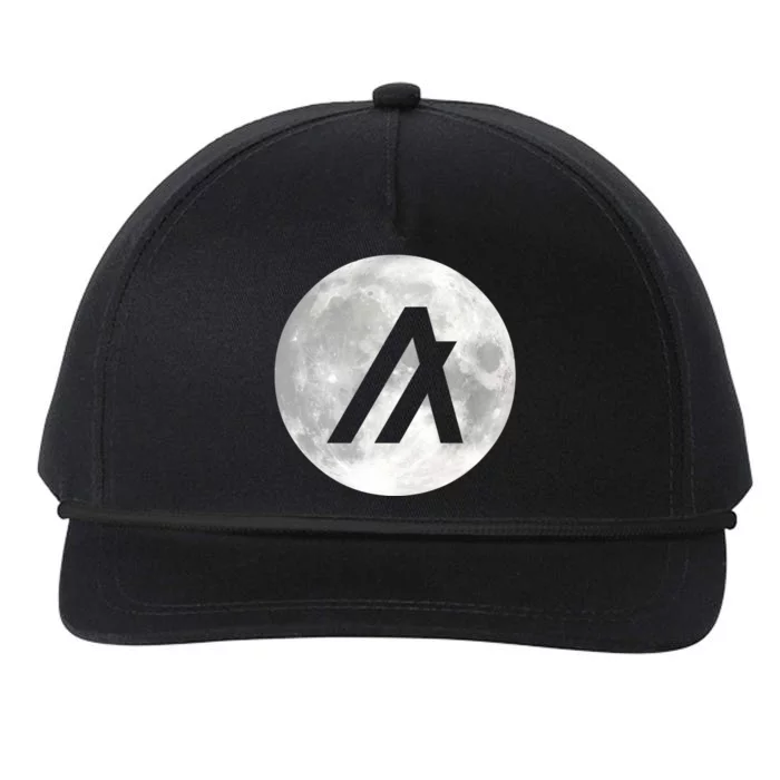 Algorand Algo Moon Crypto Snapback Five-Panel Rope Hat