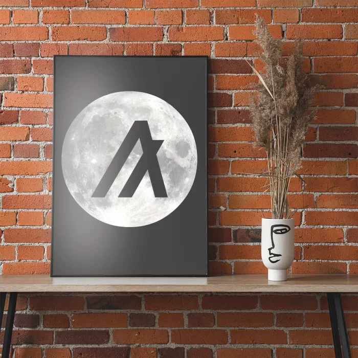 Algorand Algo Moon Crypto Poster