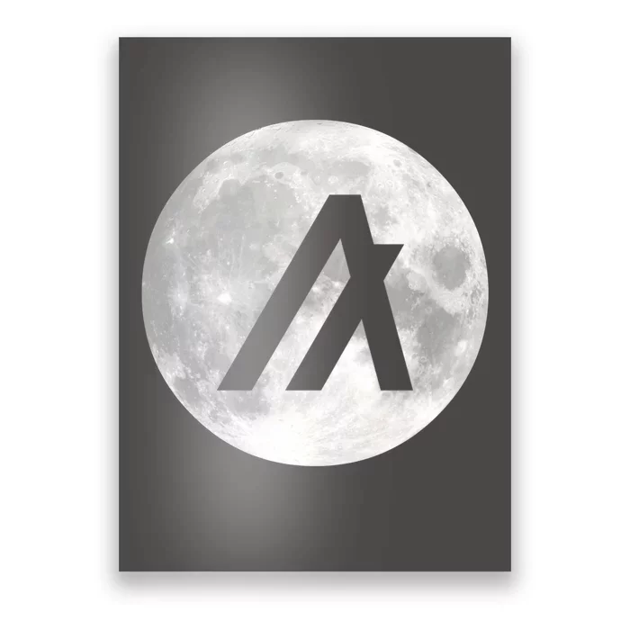 Algorand Algo Moon Crypto Poster