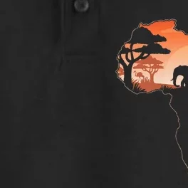 Africa Animal Map Safari African Animals Dry Zone Grid Performance Polo