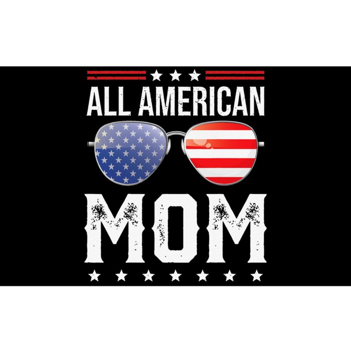 All American Mom Matching Family Fourth 4th of July American Bumper Sticker