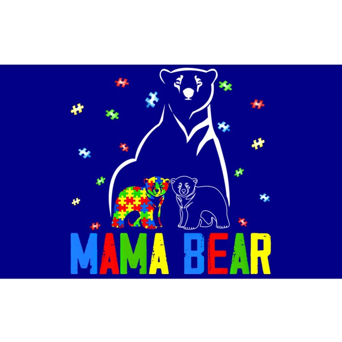 Autism Awareness Mama Bear Mom Autistic Great Gift Bumper Sticker