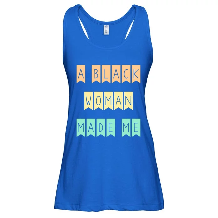 African American Mom A Black Made Me Strong Meaningful Gift Ladies Essential Flowy Tank