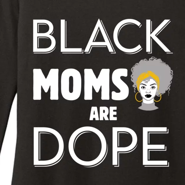 African American Mom Black Moms Are Dope Strong Melanin Gift Womens CVC Long Sleeve Shirt