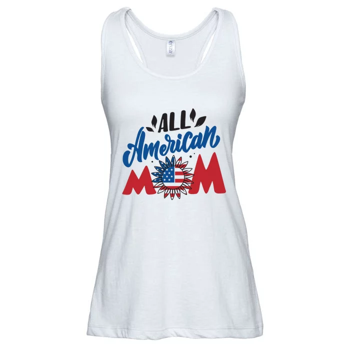 All American Mom | 4th Of July Family Outfits Ladies Essential Flowy Tank