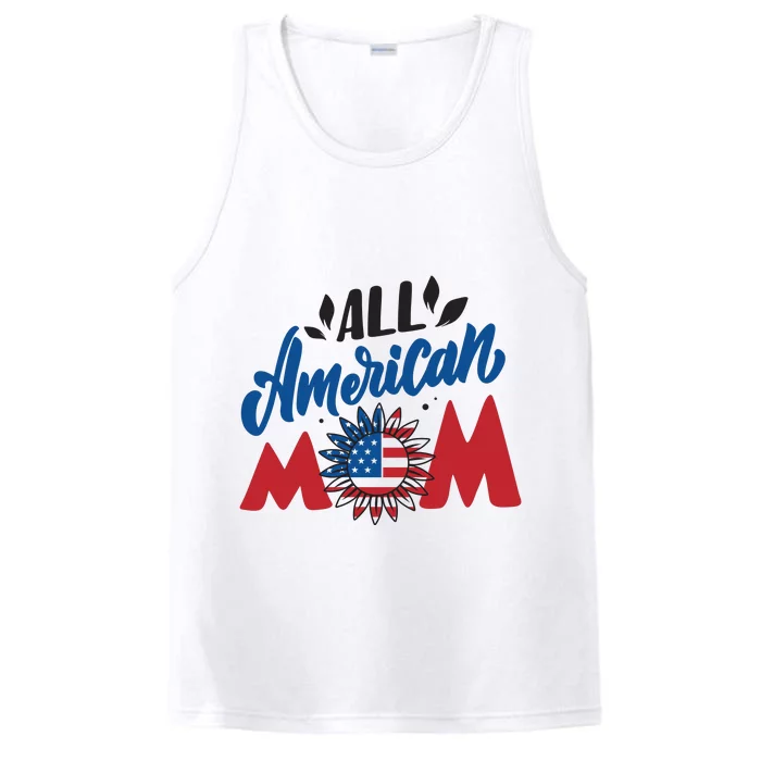 All American Mom | 4th Of July Family Outfits Performance Tank