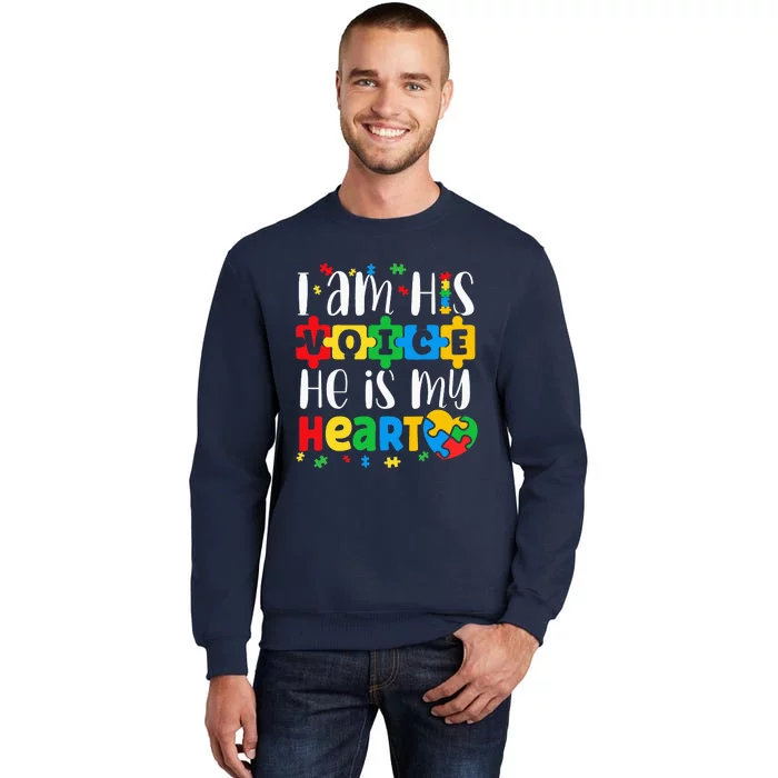 Autism Awareness Month Autism Mom Mama Tall Sweatshirt