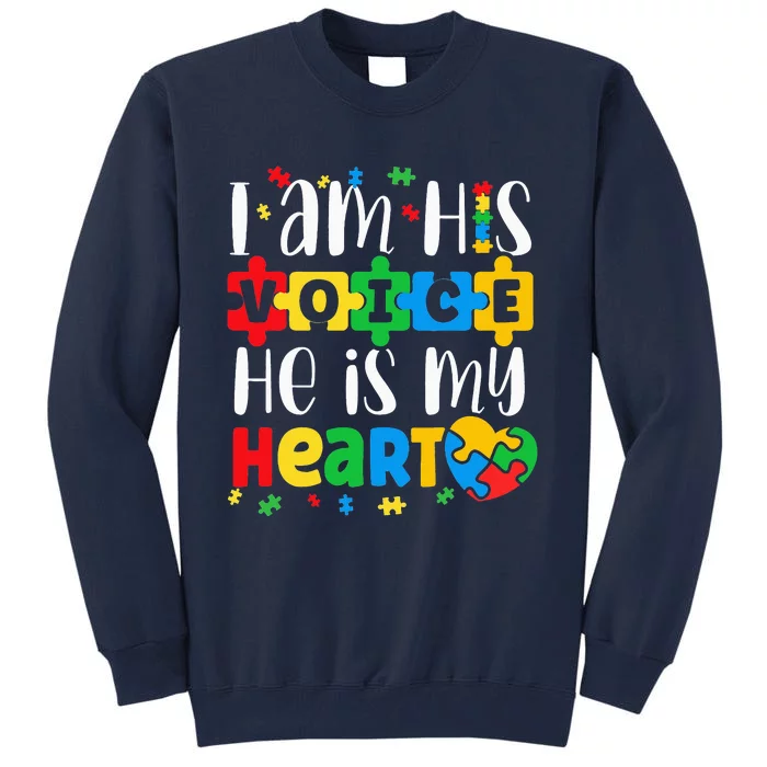 Autism Awareness Month Autism Mom Mama Tall Sweatshirt